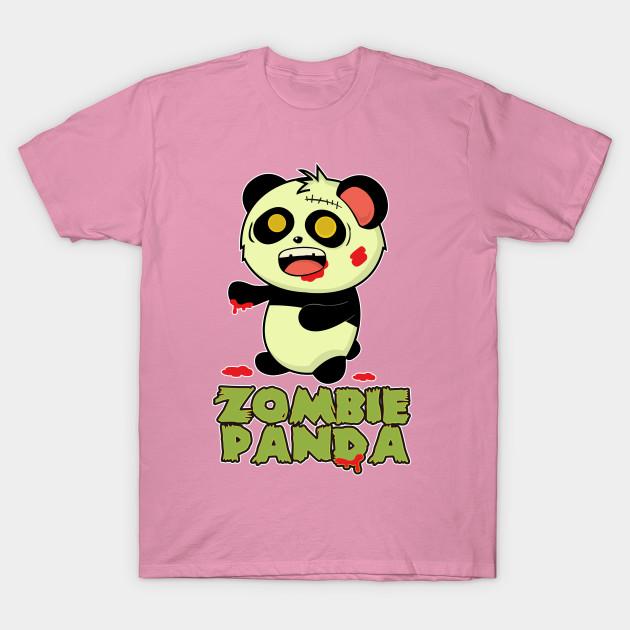 T Shirt Women Zombie Panda Harajuku Print Kawaii Tshirt Summer Short Sleeve Female T-Shirt Top Tee