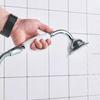 Rose Gold Stainless Steel European-Style Handheld Shower Head with Antique Black Finish