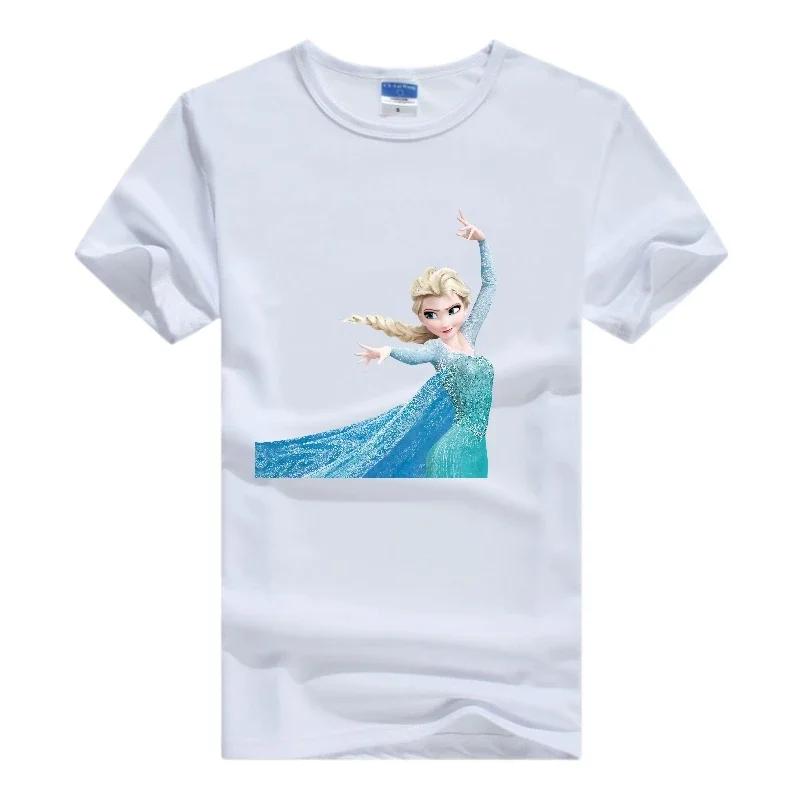 Casual Frozen Anna Aisha Princess Ladies Tops Disney Cartoon Tshirt Women T Shirts Clothing Short Sleeve Oversized Girl Blouses