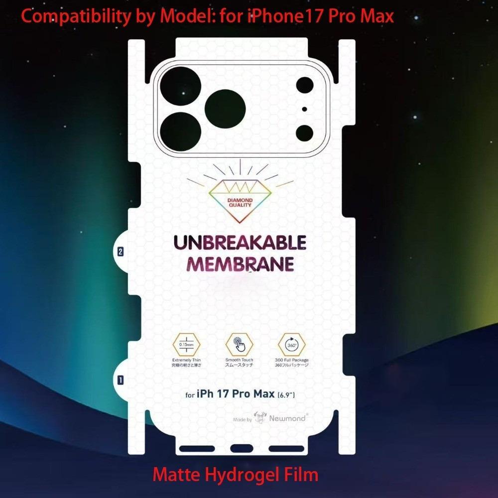 Kratzfester Rückseiten-Displayschutz für iPhone 17Pro/17 Pro Max Telefonschutzzubehör