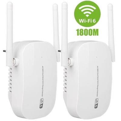 WiFi Repeater AX1800 Mbps - E.F.CONNECTION - Dual Band 2.4 GHz &; 5 GHz - Coverage 200m²