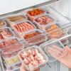 1/3/5/10pcs Refrigerator Box Frozen Meat Sub-Package Fresh-Keeping Box Freezer Kitchen Storage Sub-Grid Food-Grade Sealed Boxes