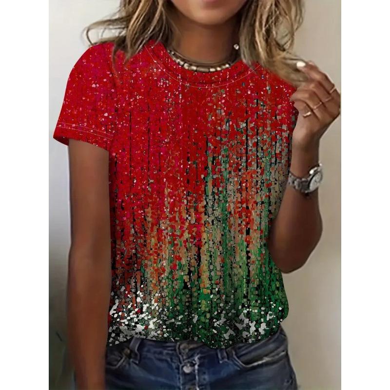 2 New Fashion Casual Versatile Women's Short-sleeved Shirts Can Come To the Picture