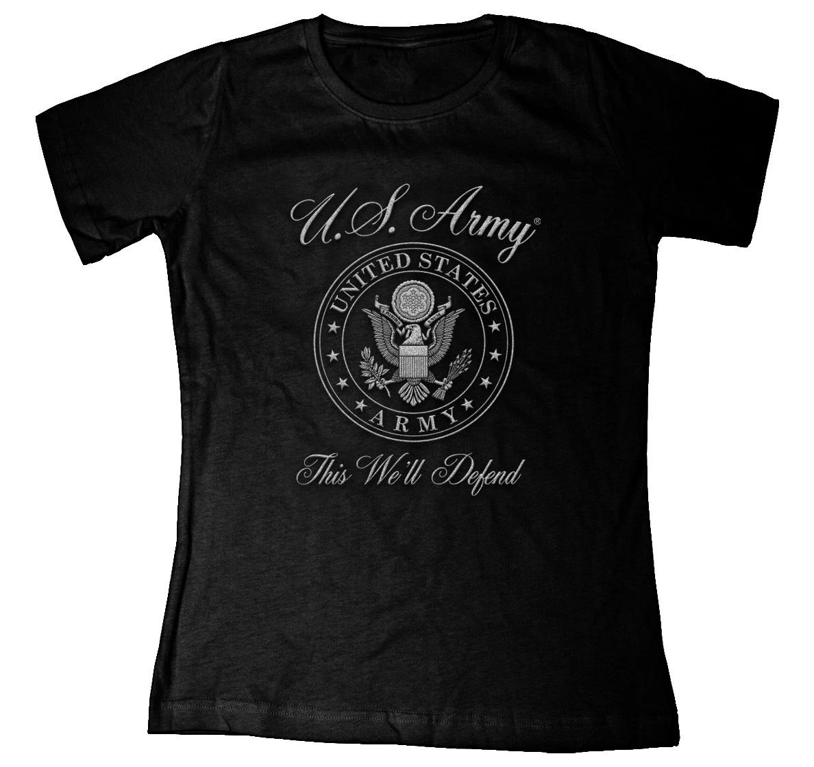 United States Army Ladies Glitter Tees New T Shirt L