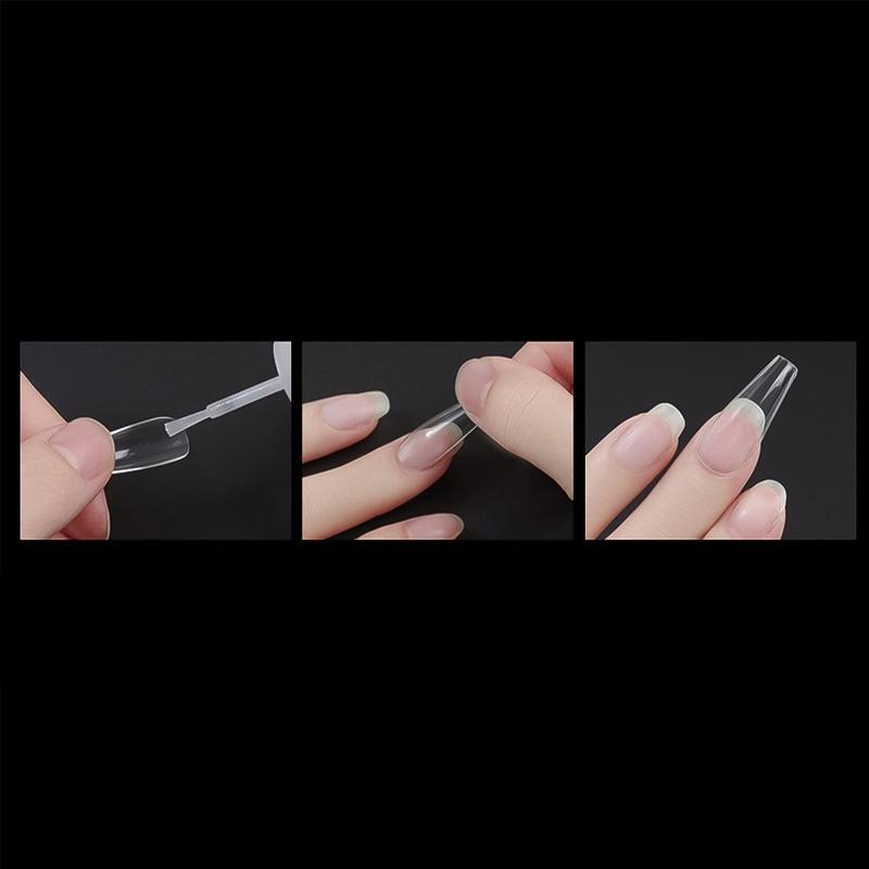 Coffin Nails Tips 500pcs Stiletto Press On Nails Stiletto Nails Full Cover Fake Nail Tips Acrylic Artificial False Nails