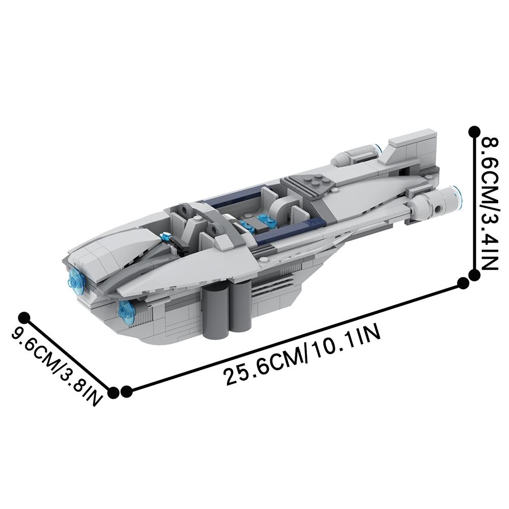 

MOOXI Звездные войны Аэрокрафт MOC Модель Кирпич DIY Диорама Взрослые Дети Игрушки Набор Строительных Блоков Монтессори Подарки Украшение Комнаты