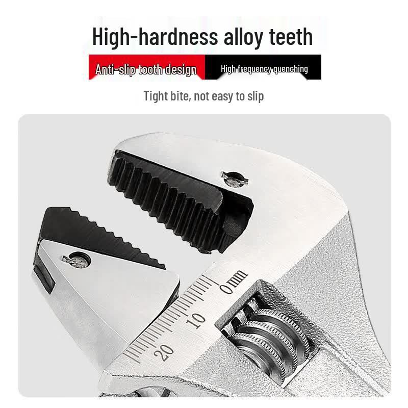 Zhengqi 10-inch Self-Tightening Ratchet Adjustable Wrench