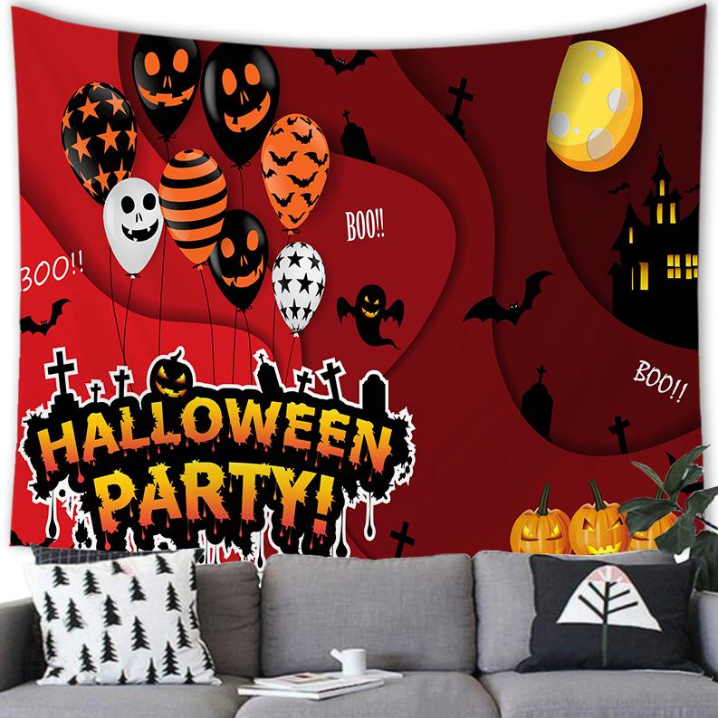 Celebrate Halloween Art Tapestry Wall Hanging Home Decor Tapestry Room Living Room Dorm Wall Decor Backdrop Cloth