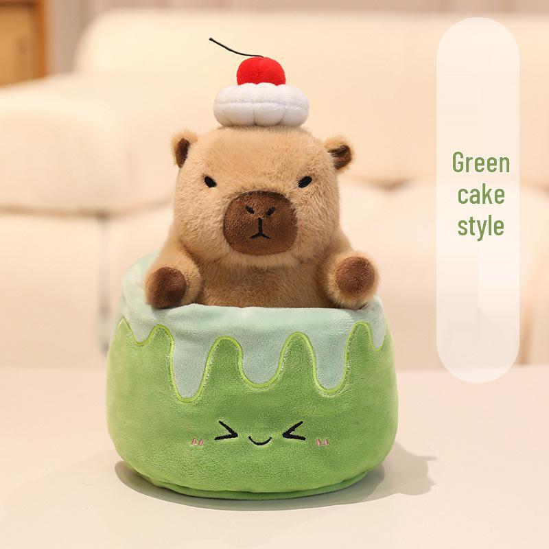 Dessert Pastry Capybara Plush Toy - Toast Bread Pillow for Kids' Birthday