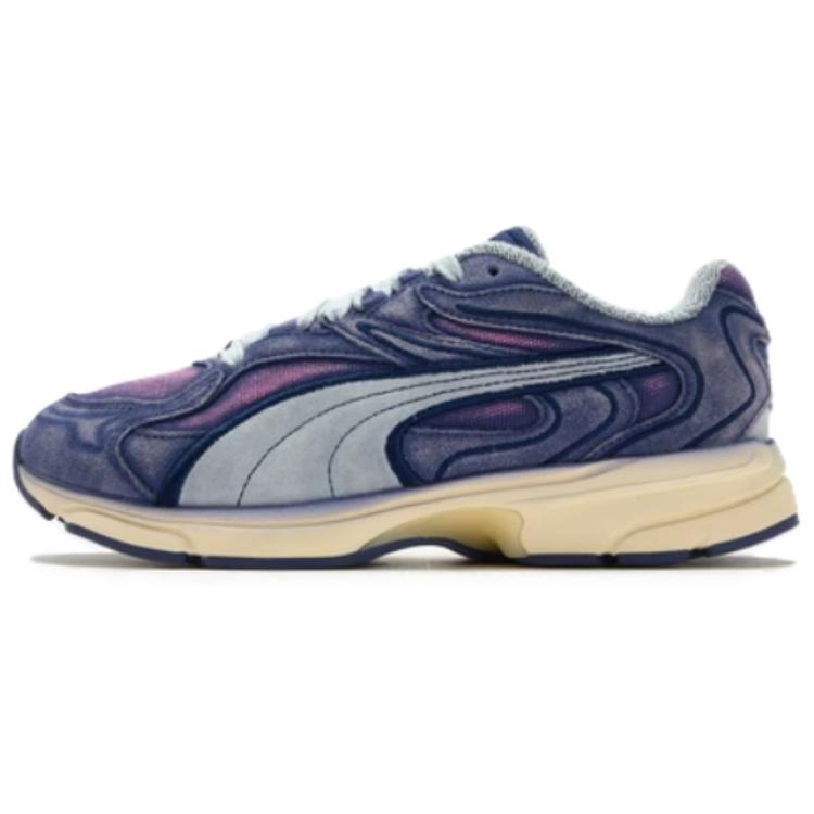 Puma Extos Comfortable Versatile Low-Top Casual Shoes Unisex Casual Shoes Blue Purple 402257-01