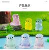 10/20/100pcs Glowing 3D Little Otter Garden Home Decoration Luminous Mini Animals Micro Landscape Moss DIY Dollhouse Ornament