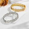 2026 Fashion Diamond-encrusted Hollow Bracelet, Simple Personality INS Style Light Luxury Temperament Niche High Sense