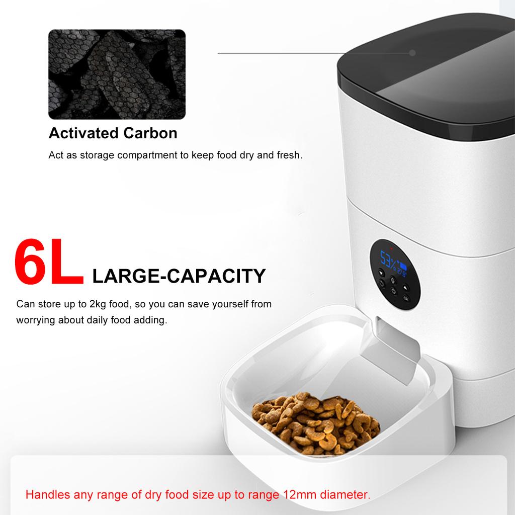 automatic pet feeder with timer