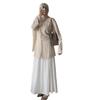 2025 Summer Women's Comfortable Loose Casual Top, Pants & Headscarf Set