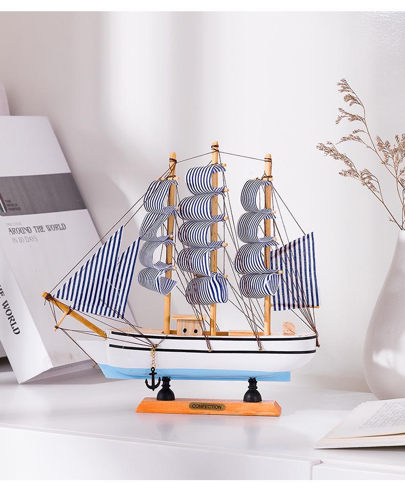 Sailboat Ornament: Creative Home Décor for Living Room, Wine Cabinet, Graduation Gift, or Office Desktop