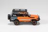 Gaincorp Products Scale Toyota Land Cruiser LC80 Version LHD Finished Model 1/64 Off-Road Orange/Gray KS-014-120