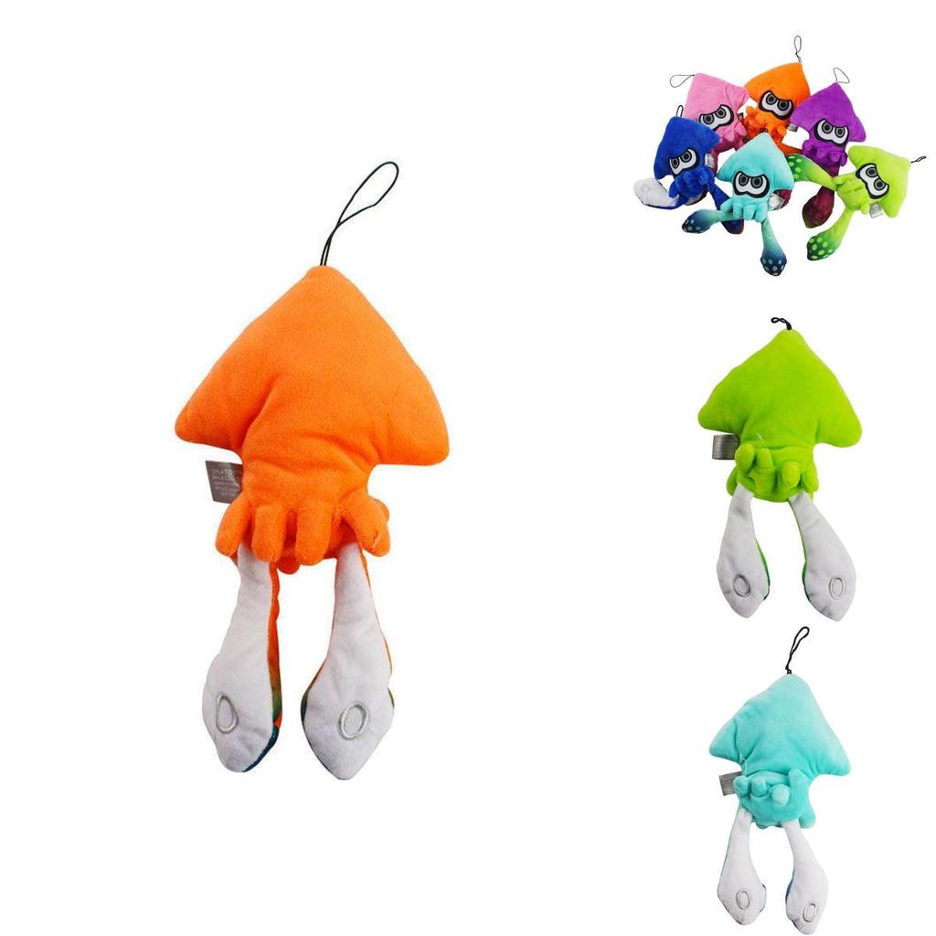 Limited Edition Splatoon Inkling Squid Plush Toy 25cm Soft Stuffed Animal Doll Pendant