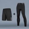 Ensemble Thermique de Compression Hivernal: Couche de base hautement élastique, à séchage rapide et chaude pour le sport et le fitness