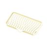Wavy Pattern Silicone No-Drill Soap Dish & Drain Mat Rack