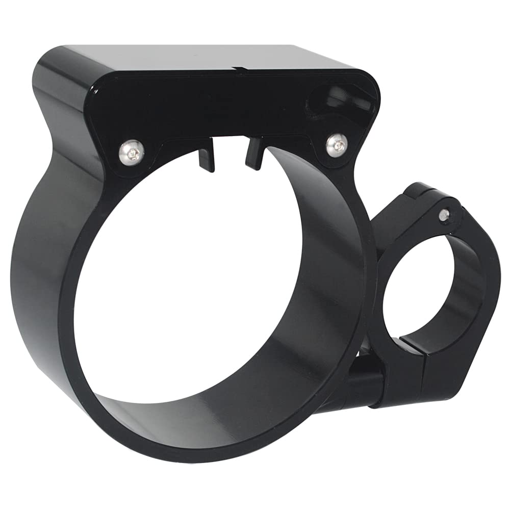 WOWTK Side Speedometer Relocation Mounting Bracket for Harley Sportster XL 883 1200 1995-2014 with 39mm Fork Tuber, Black