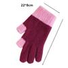 Student Elastic Soft Thick Warm Mittens Arm Warmers Touch Screen Gloves Plus Velvet