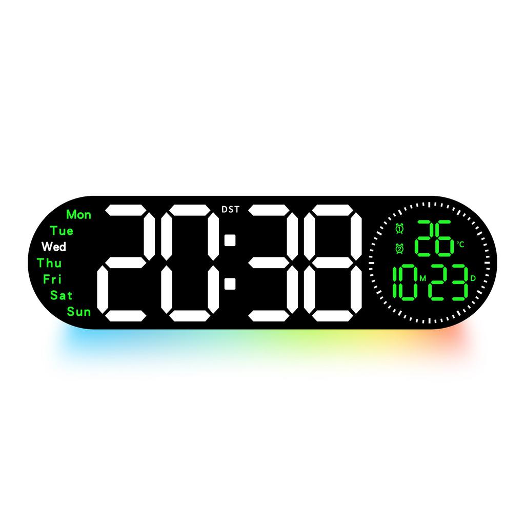 New Multi-function LED Alarm Clock for Student-specific Dormitory Small Alarm Clock Double Group Alarm Clock Countdown