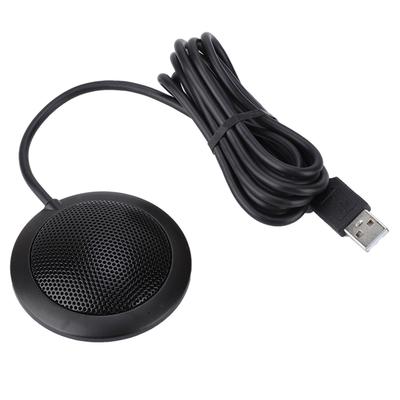 M2 Wired 360 Degrees  Pickup O Video Omnidirectional Microphone Desktop Conference Computer Black