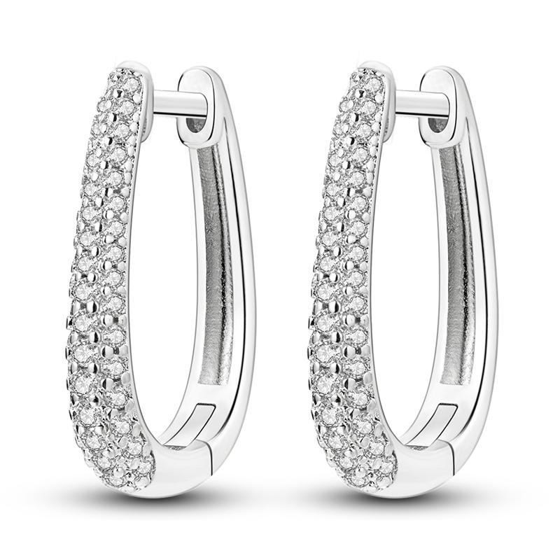 Original 925 Sterling Silver Hoops Earrings For Women Vintage Sun Moon Starlight Snake Bone Earrings Wedding Party Jewelry Gift