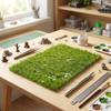 Kunstrasen-Diorama-Material, Miniatur-Büschel für Puppenhaus-Dekoration