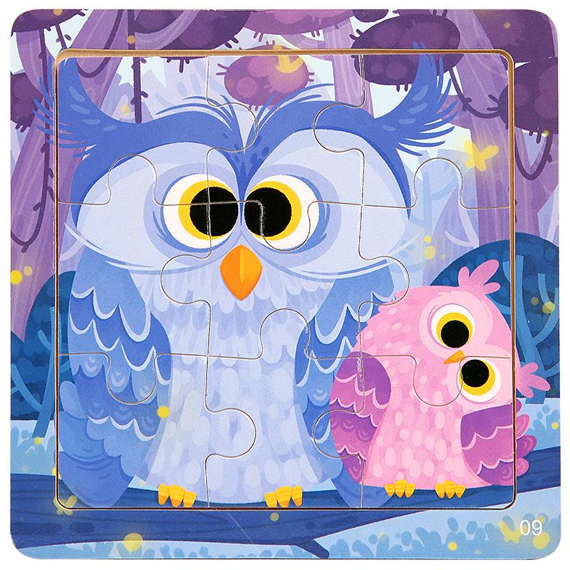 Wooden Educational Jigsaw Puzzle for Kindergarten Children - Fun Hands-On Matching Game