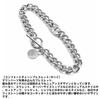 Lionheart Comfort Chain Bracelet, Surgical Stainless Steel, Silver, Hypoallergenic, with Custom Pouch, Pre-wrapped, Men's (Size M)