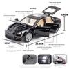 1/24 Porsche Panamera Metal Die-cast Sports Car Model Simulation Sound and Light Sedan Model Can Collect Ornaments for Boys Birthday Gifts