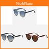 Leopard Print Round Fashion Sunglasses With Uv400 Protection For Outdoor Activities And Driving