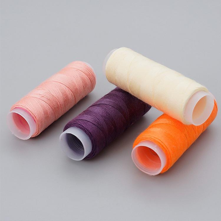 Box of 39 Colors Sewing Thread Handmade Small Spool Polyester 402 Thread 100m Small Spool Thread Set