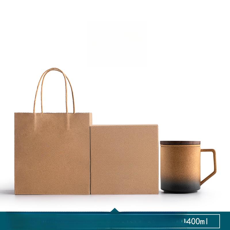 Ceramic Tea Mug with Lid Filter Mug Women Men Office Tea Separation Cups