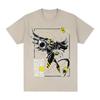 Heißer Verkauf Morddrohnen Anime Roboter Mädchen Vorsicht Grafik T-Shirt Y2K Herren Damen Vintage Hip Hop T-Shirt Lässig Locker Kurzarm Rundhals Sommer Oberteile