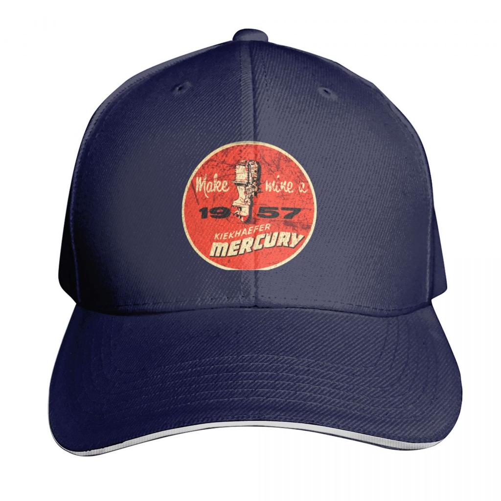 Vintage Kiekhaefer Mercury Baseball Cap Beach Hat Beach Military Tactical Cap GirlS Hats Unisexs