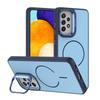 KEYSION Matte Skin Feel Lens Stand Phone Case for MagSafe for Samsung A52 A52S 5G Magnetic Shockproof Cover for Galaxy A13 4G 5G