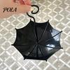 Hanging Garden Decoration Umbrella Bird Feeder Tray, Bath, Vintage Birds Wild Feeding Station Tray for Outdoor, Inverted Umbrellas Feeders,