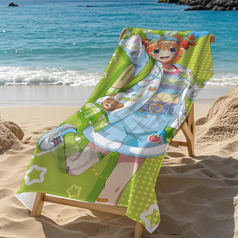 Cute-The Quintessential QuintupletsS Towel Five-Star Hotel Quality Eco-Friendly Ultra Soft Thick Towels & Beach Towels