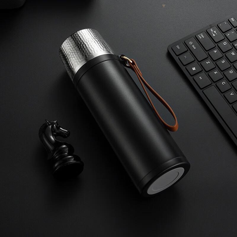 MRSIKEY Ceramic Lined Insulated Tea Infuser Tumbler