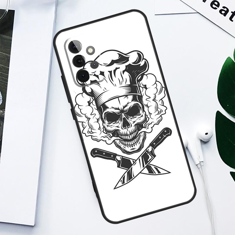 Baker Love Baking Chef For Samsung Galaxy A52 A22 A32 A54 A34 A14 A55 A35 A15 A53 A33 A13 A05 A06 A16 Phone Case