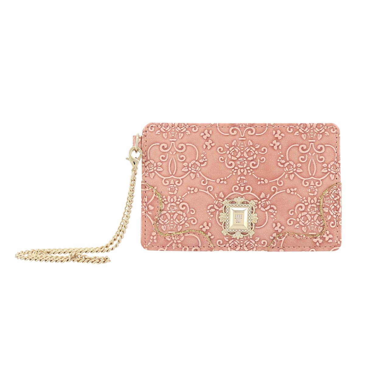 

Вместительный розовый чехол размера для пропуска ANNA SUI, женский, 33,