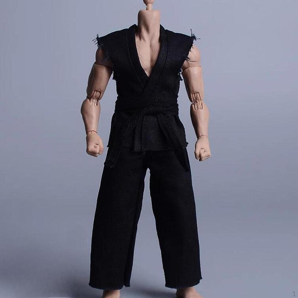 1/12 Action Figures Samurai Kimono 6" Figure Fighting Judo Uniform Cosplay Kids Adults Gifts Stylish