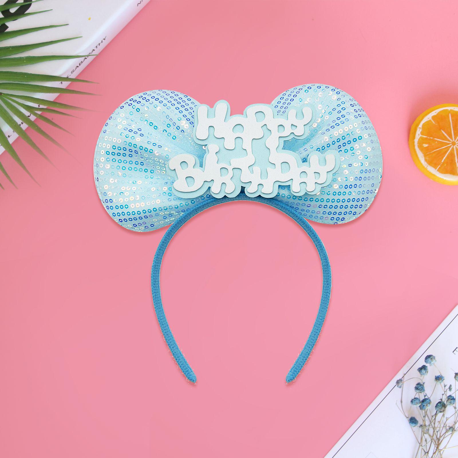 

Повязка на голову С Днем Рождения - Праздничный головной убор Шляпа Украшение One Size синий