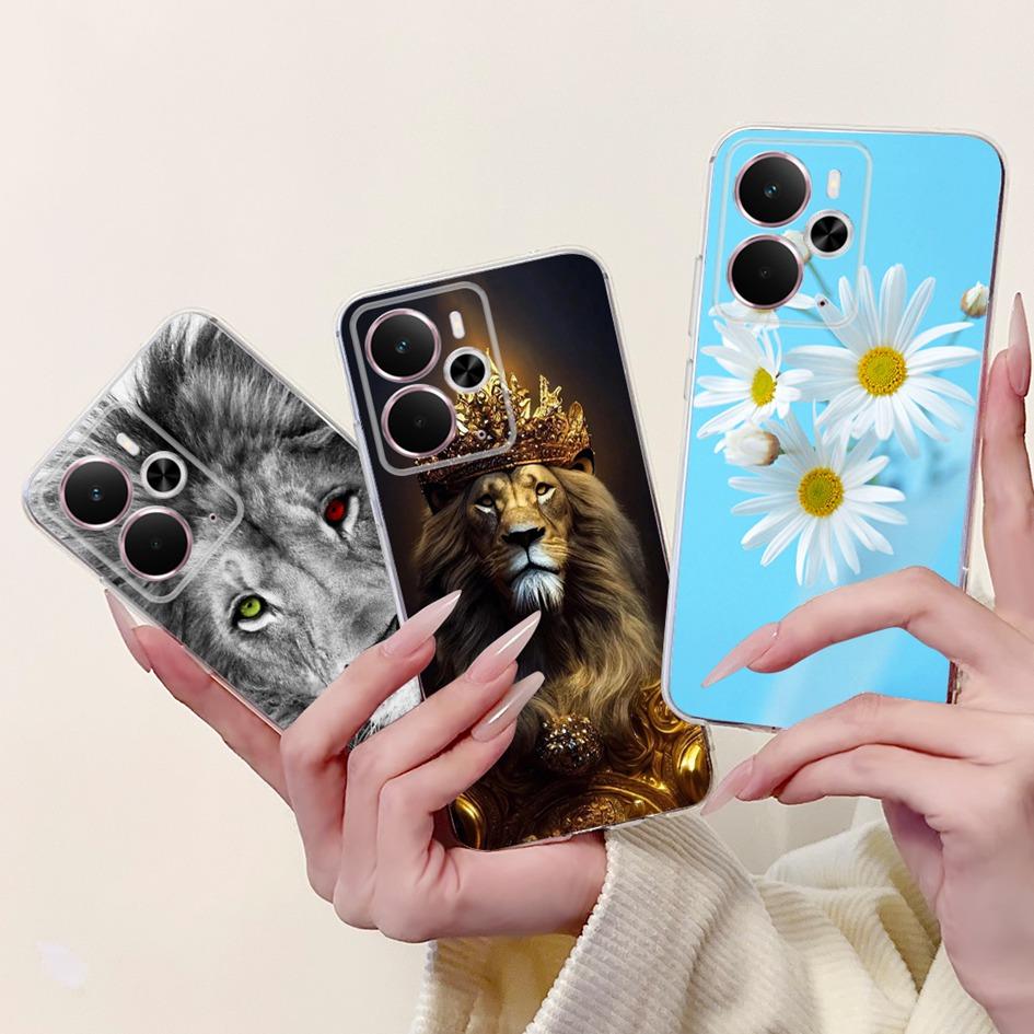 For Oppo Realme 14 14T 5G Case RMX5075 RMX5078 Popular Love Heart Shockproof Soft Silicone Cover For Realme14 Realme14T 5G Pouch