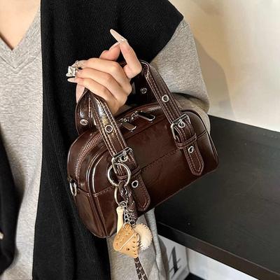 Bag Crossbody Bag Women'S Bag Premium Small Bag Retro Portable Shoulder Pillow Bag Luggage