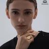 Dreamtimes Tree of Life Rings for Women Adjustable Opening Ring Stainless Zircon Round Rings Charm Luxury Jewelry Wedding Ring