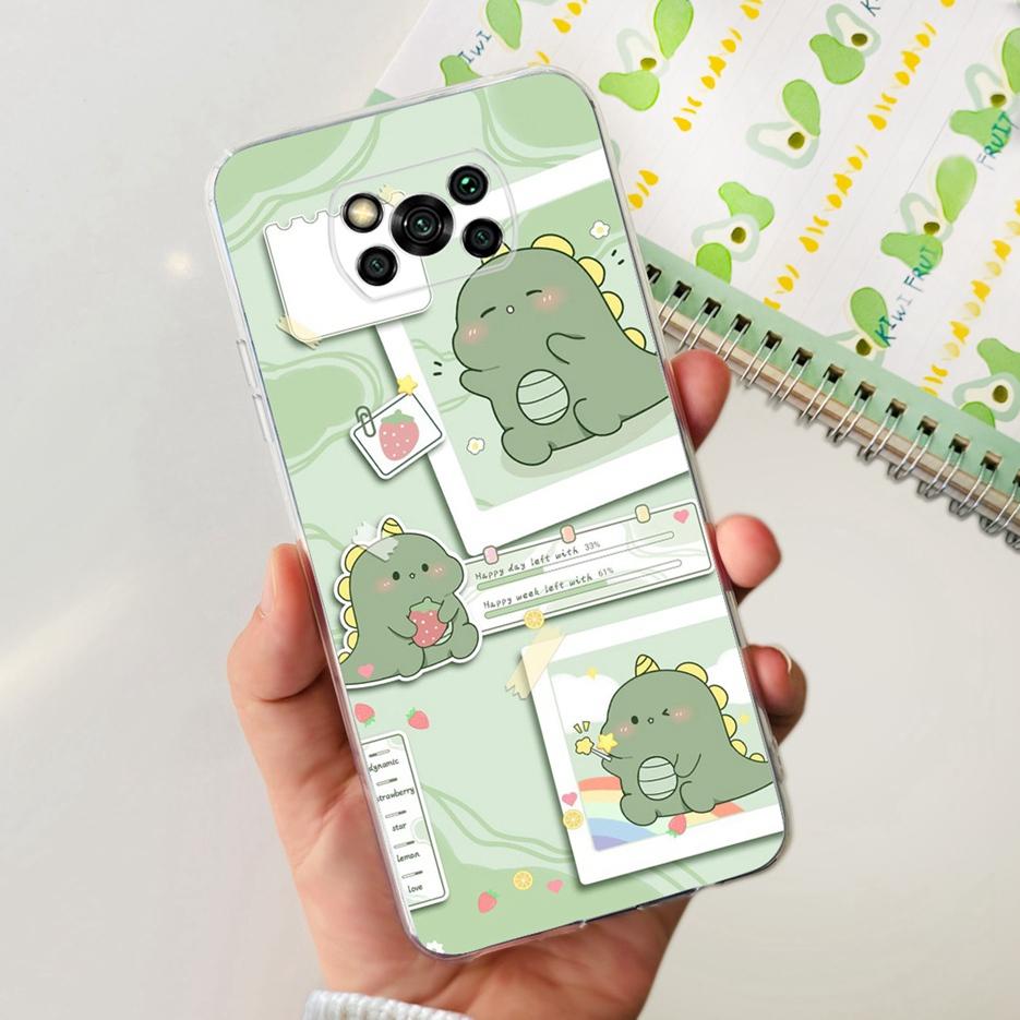För Xiaomi Poco X3 Pro Fodral Ny Mode Målat Skydd Genomskinligt Silikon Mjukt TPU Telefonfodral För Xiaomi Poco X3 NFC PocoX3 Pro Skal