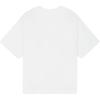 We11done Ss25 Crystal Pattern Round Neck Sports Short Sleeve T-Shirt Unisex T-Shirt White WD-TT1-25-755-U-WH